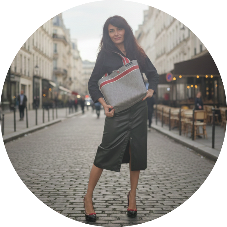 les belles poules photo sac