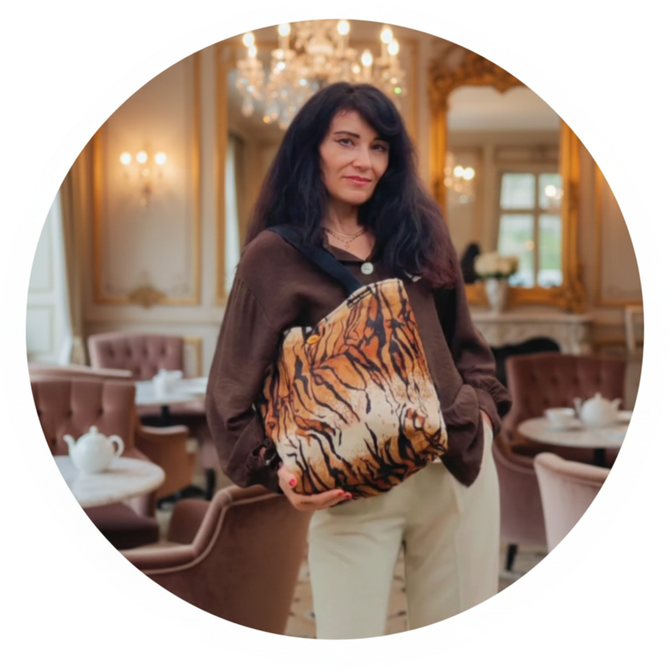 sac shopping fait main en toile de jute de café recyclé unique les belles poules