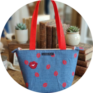 Sac fait main en toile de jute de café recyclé les belles poules