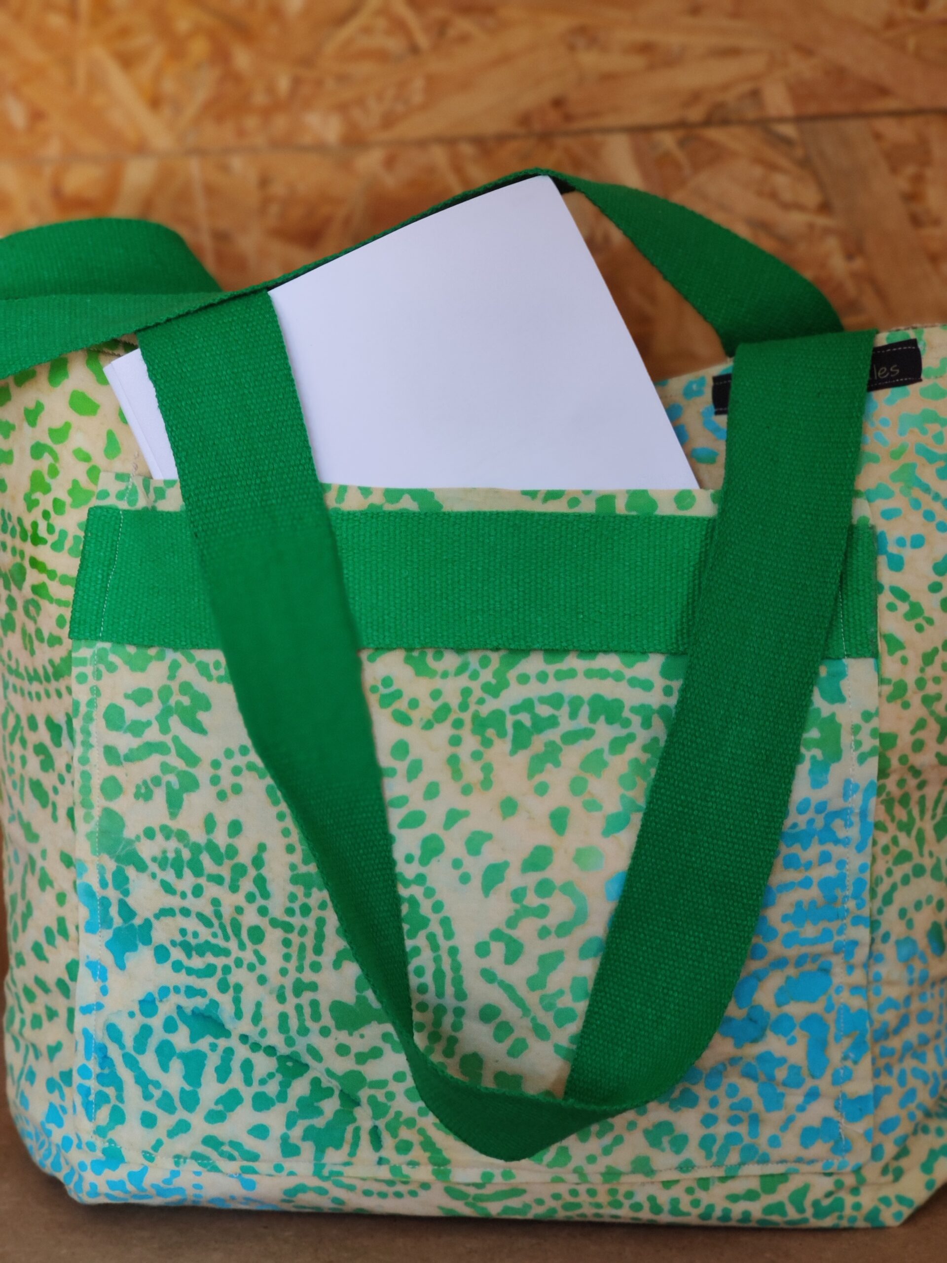 sac fait main en toile de jute recyclée les belles poules