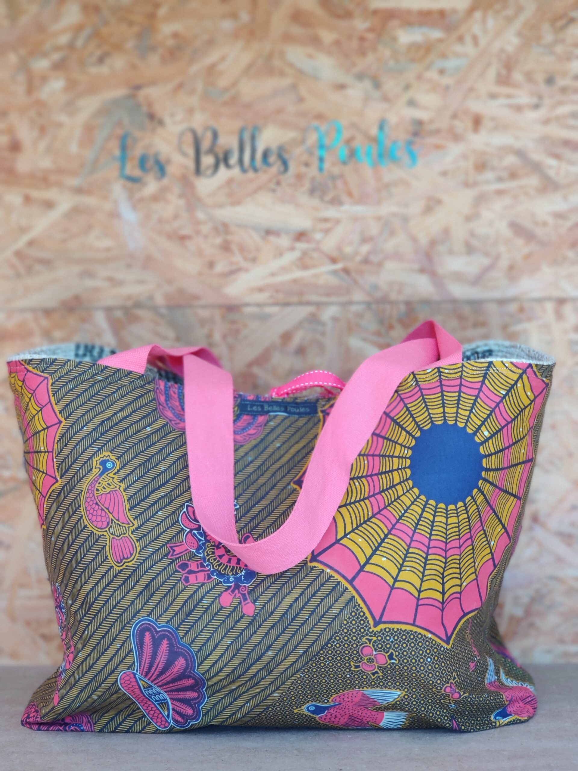 SAC EN TOILE DE SISAL DE CAFE RECYCLE FAIT MAIN UNIQUE LES BELLES POULES