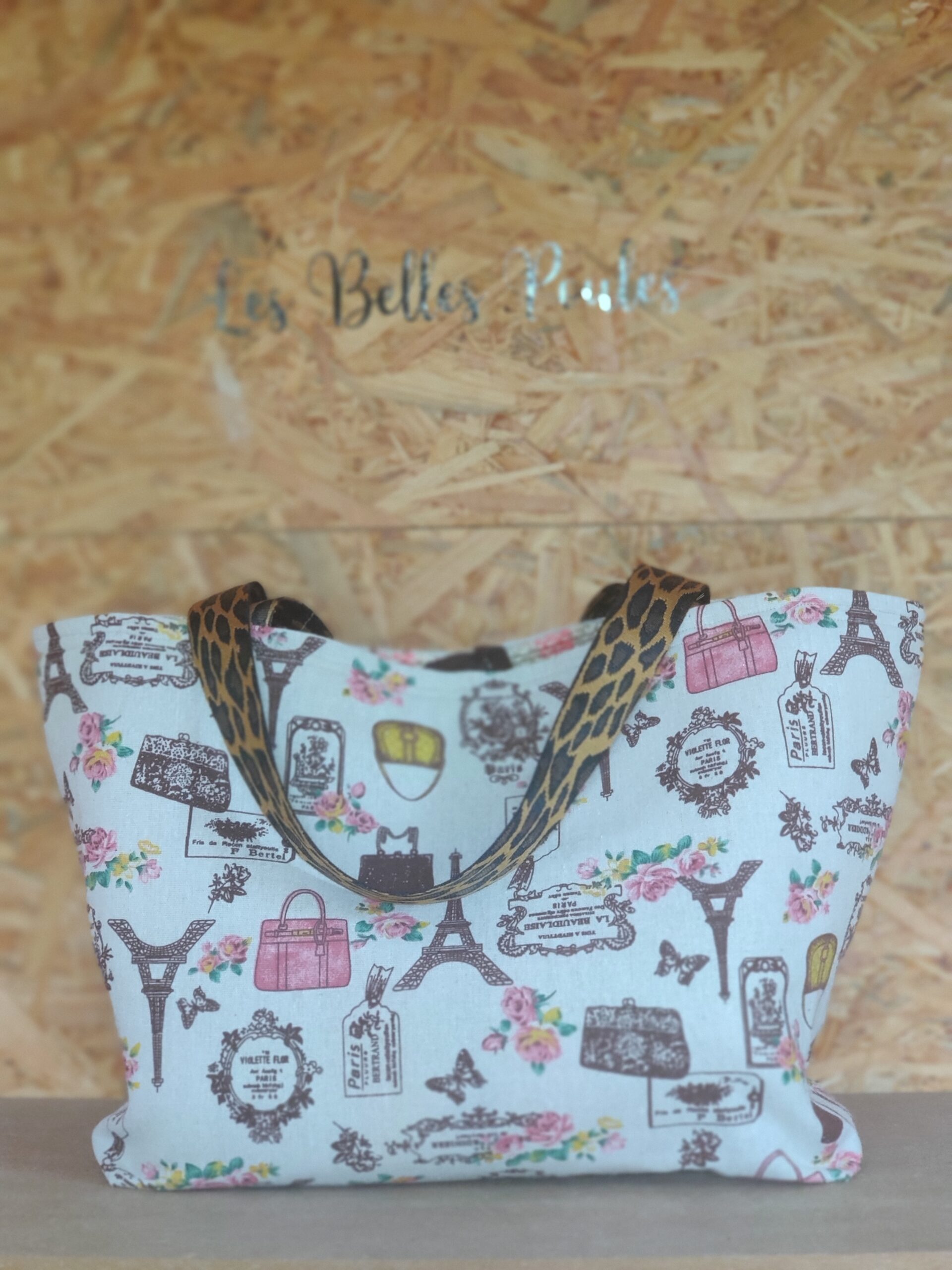 SAC FAIT MAIN EN TOILE DE SISAL DE CAFE RECYCLE UNIQUE LES BELLES POULES