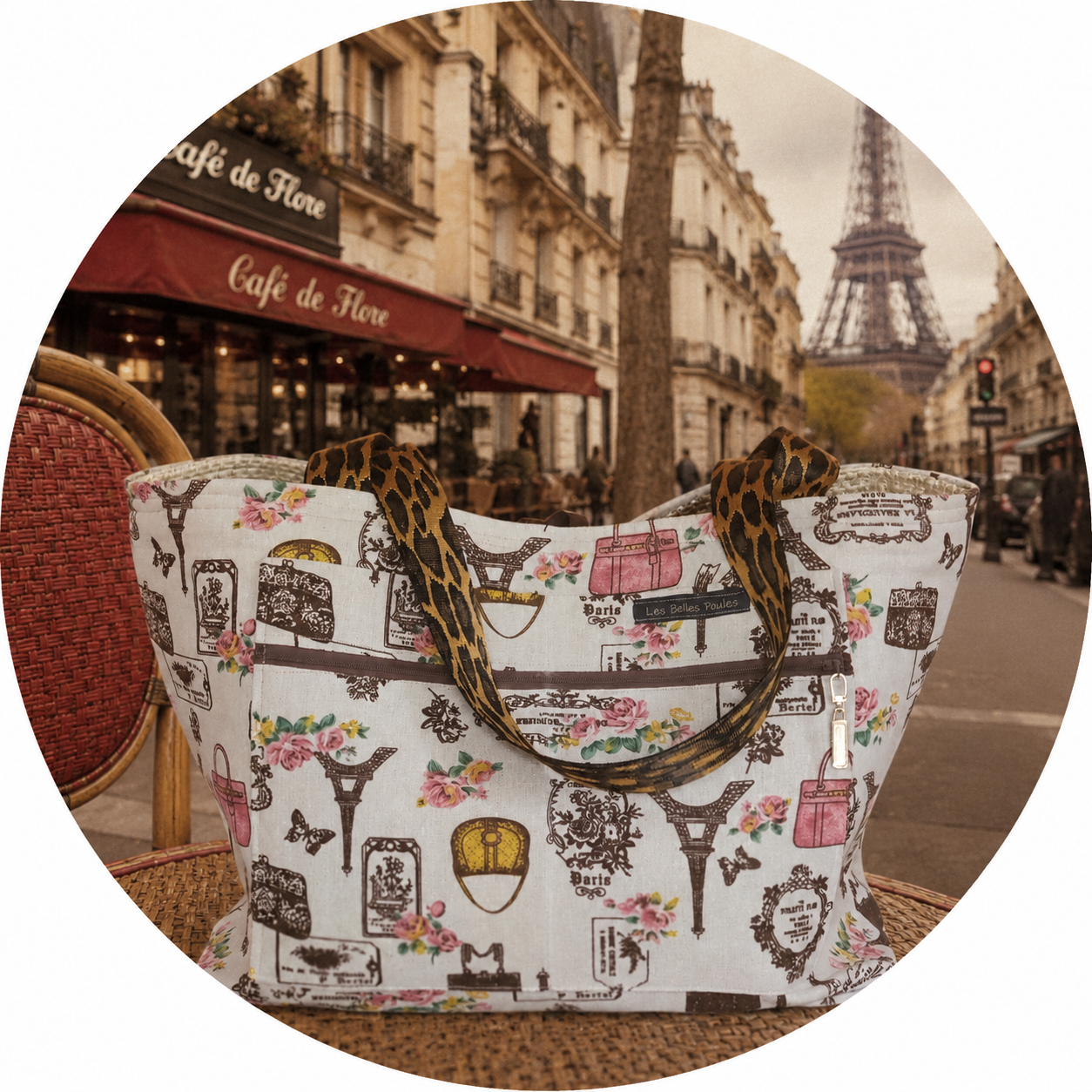 SAC FAIT MAIN EN TOILE DE SISAL RECYCLE UNIQUE LES BELLES POULES