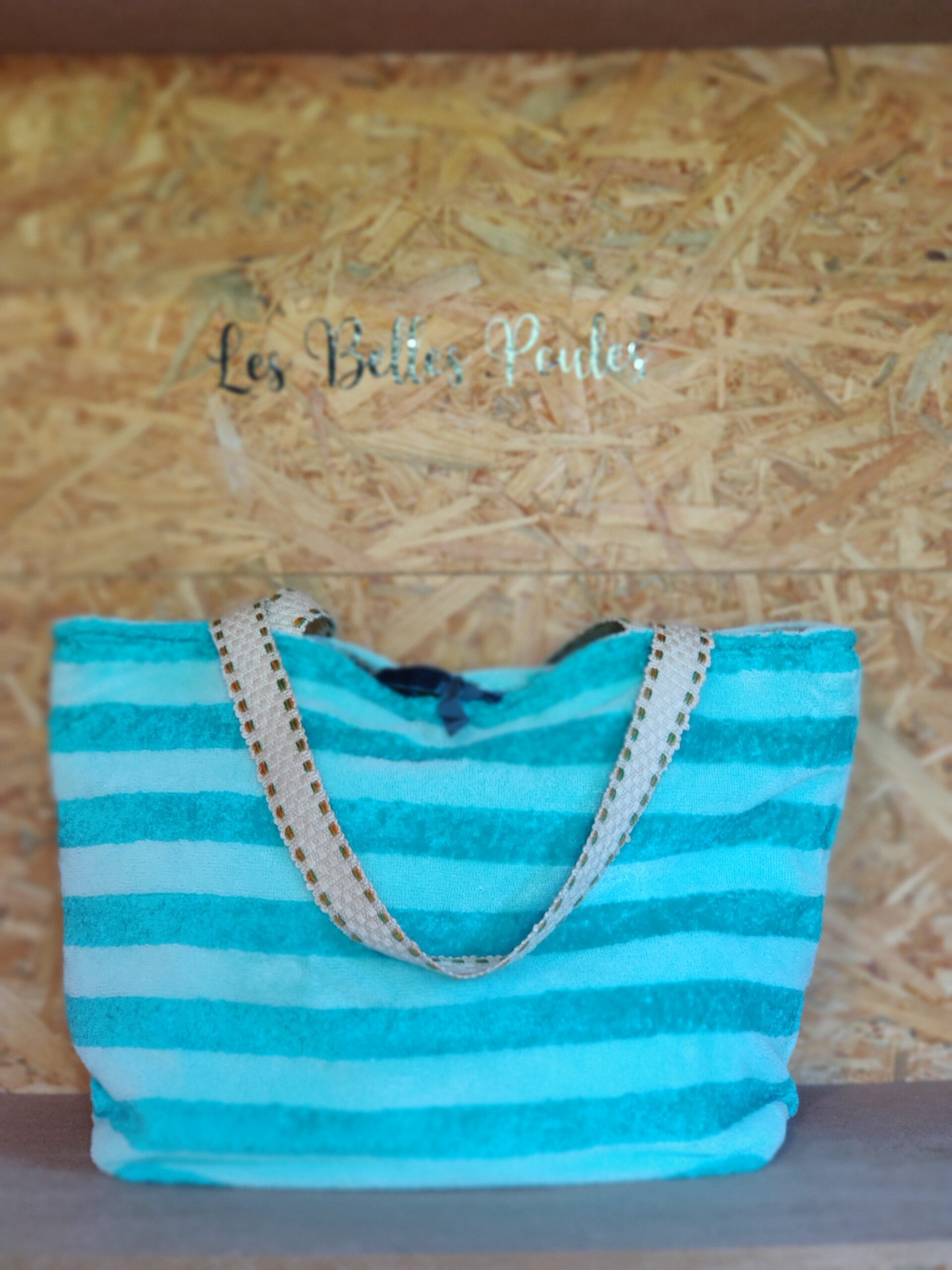 sac fait main en toile de jute de café recyclée les belles poules